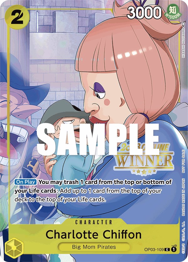 Charlotte Chiffon (Offline Regional 2023) [Winner] [One Piece Promotion Cards] | Good Games Cannington