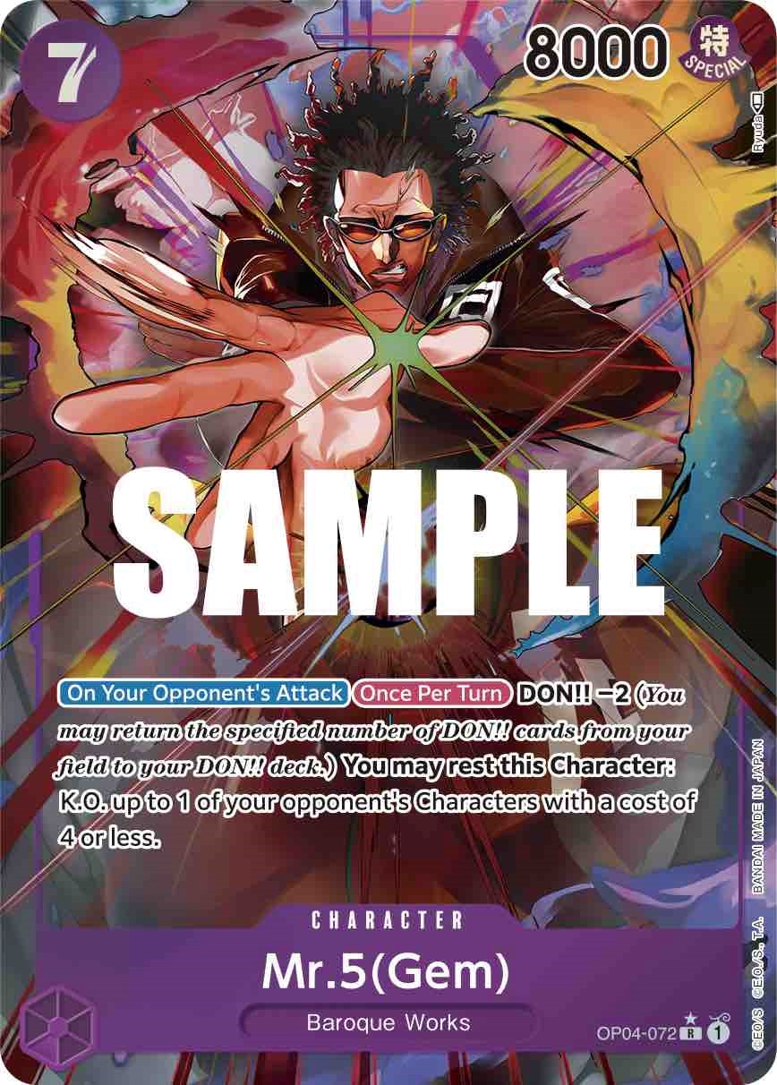 Mr.5(Gem) (Alternate Art) [Kingdoms of Intrigue] | Good Games Cannington