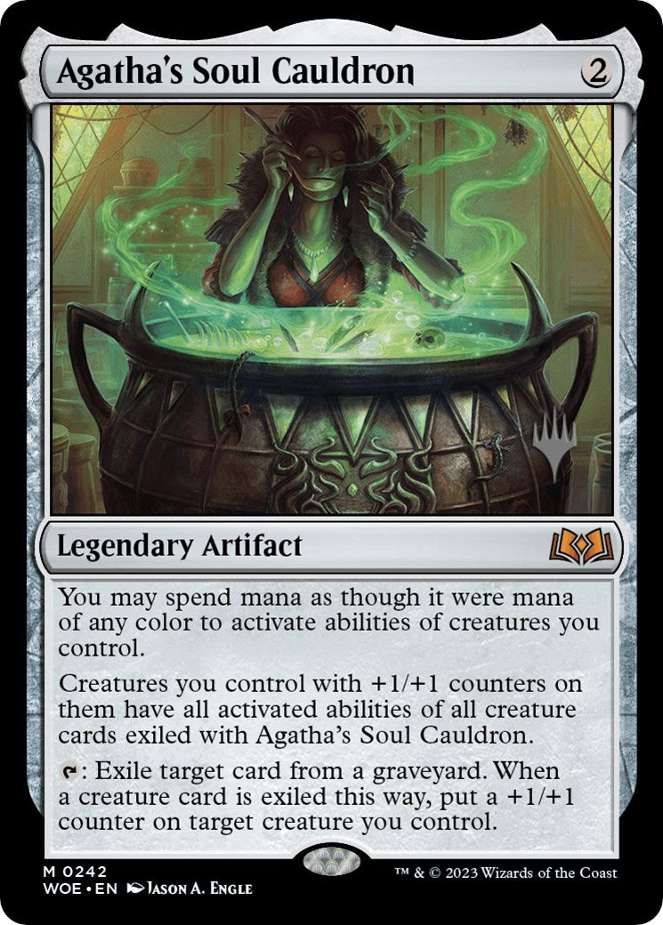 Agatha's Soul Cauldron (Promo Pack) [Wilds of Eldraine Promos] | Good Games Cannington
