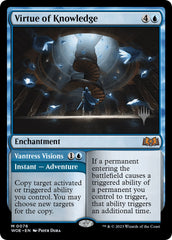 Virtue of Knowledge // Vantress Visions (Promo Pack) [Wilds of Eldraine Promos] | Good Games Cannington