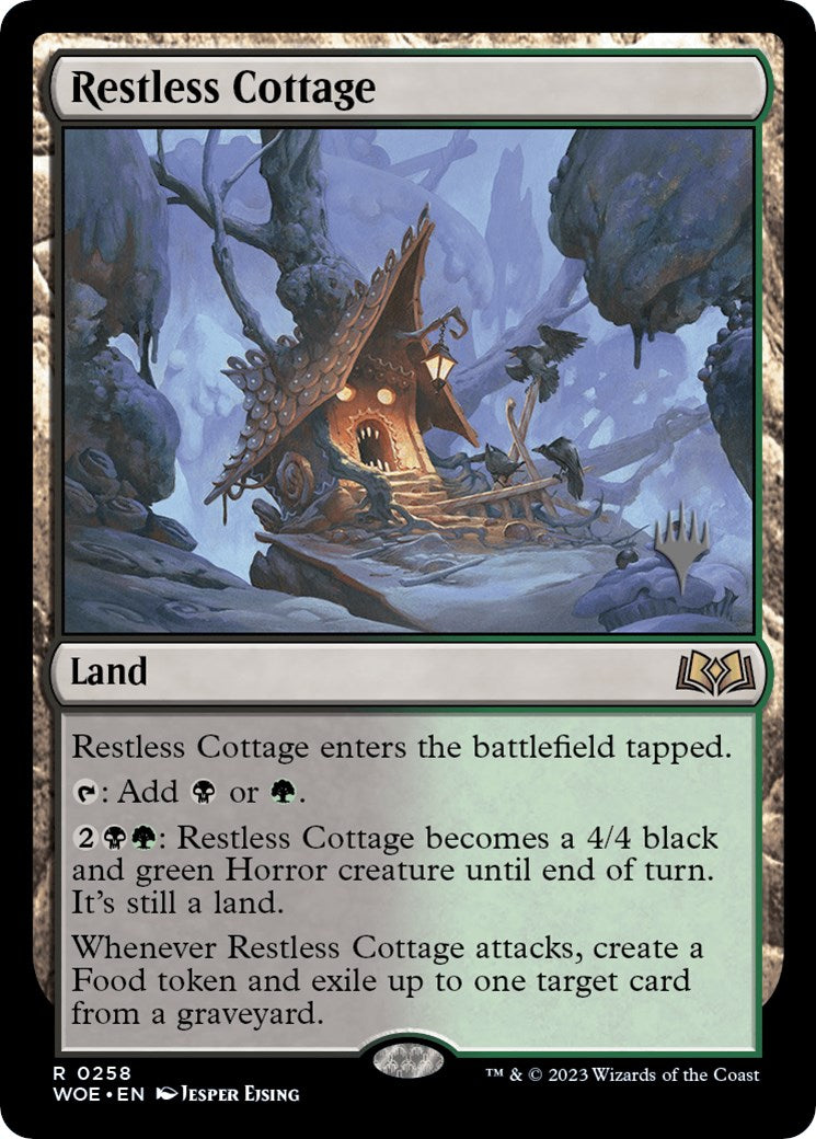 Restless Cottage (Promo Pack) [Wilds of Eldraine Promos] | Good Games Cannington