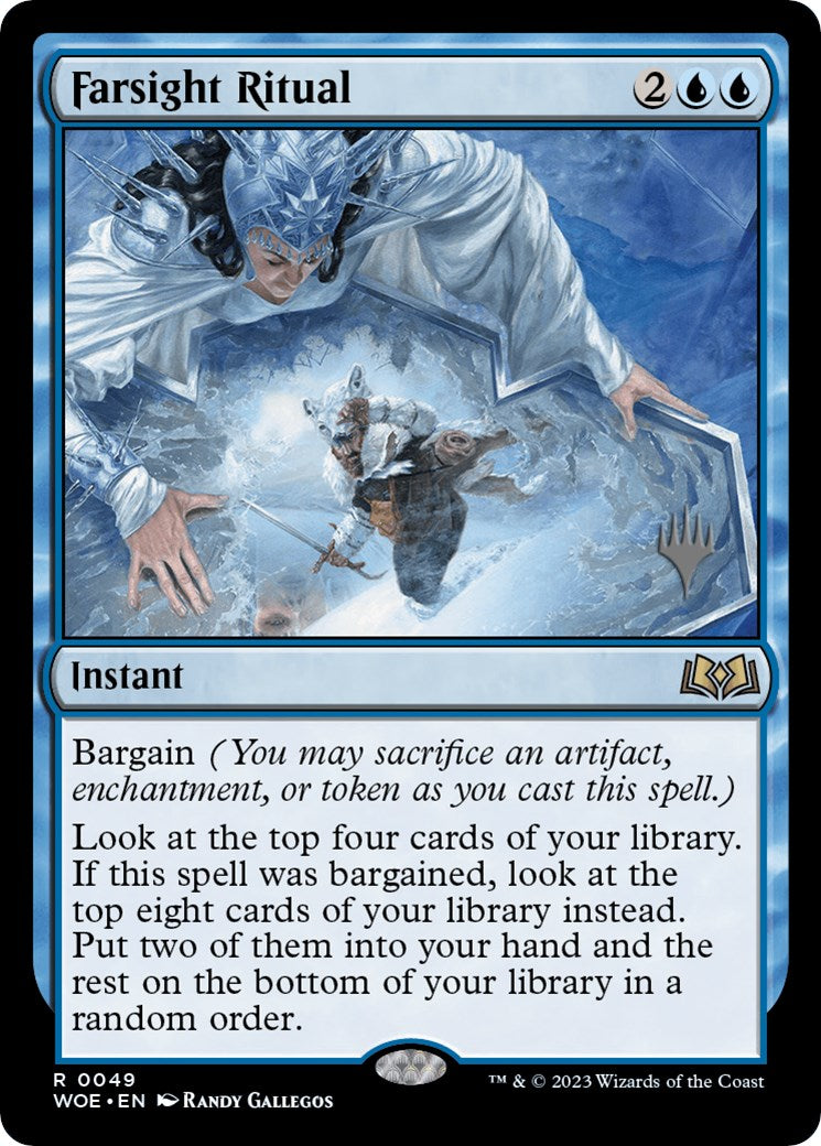 Farsight Ritual (Promo Pack) [Wilds of Eldraine Promos] | Good Games Cannington