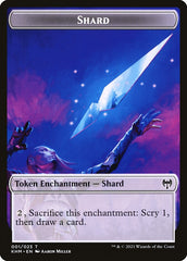 Elf Warrior // Shard Double-Sided Token [Kaldheim Tokens] | Good Games Cannington