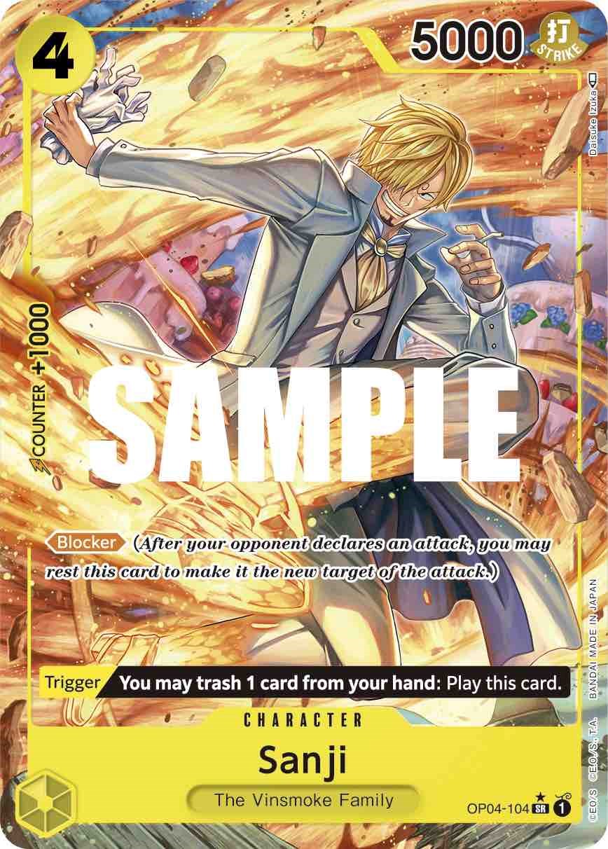 Sanji (Alternate Art) [Kingdoms of Intrigue] | Good Games Cannington