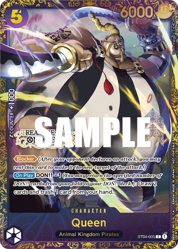 Queen (Treasure Cup) [One Piece Promotion Cards] | Good Games Cannington