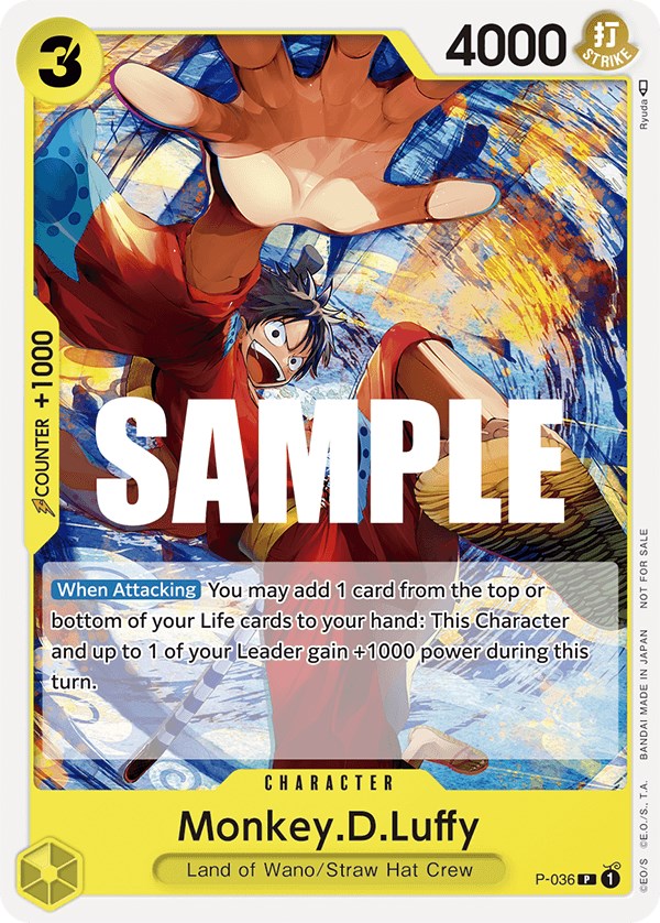 Monkey.D.Luffy (Pre-Release Tournament) [One Piece Promotion Cards] | Good Games Cannington
