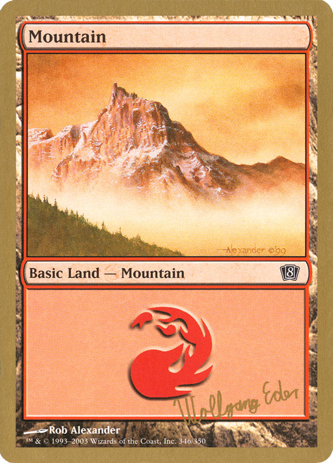 Mountain (we346) (Wolfgang Eder) [World Championship Decks 2003] | Good Games Cannington