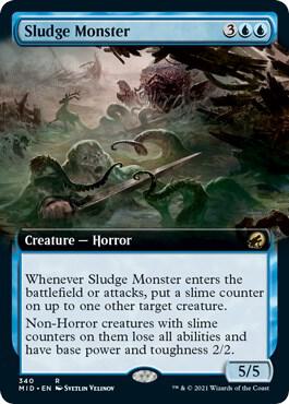 Sludge Monster Extended Art 340/277 (Innistrad: Midnight Hunt)  - Foil | Good Games Cannington
