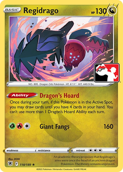 Regidrago (118/189) [Prize Pack Series Three] | Good Games Cannington