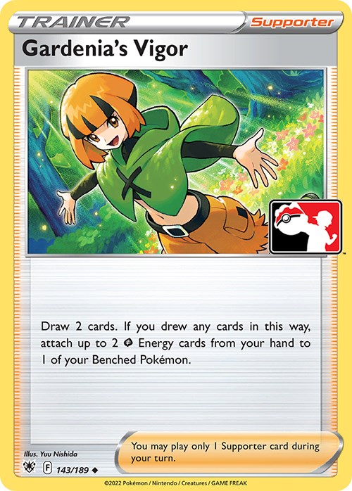 Gardenia's Vigor (143/189) [Prize Pack Series Three] | Good Games Cannington