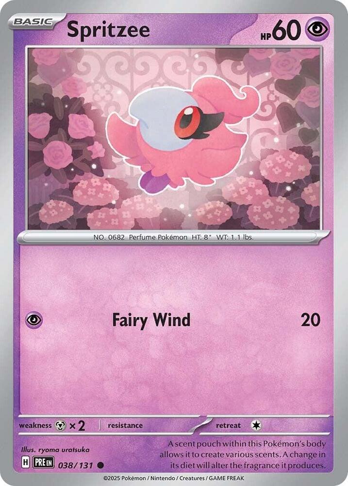 Spritzee (038/131) [Scarlet & Violet: Prismatic Evolutions] | Good Games Cannington