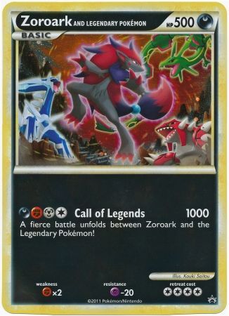 Zoroark and Legendary Pokemon (Jumbo Card) [Miscellaneous Cards] | Good Games Cannington