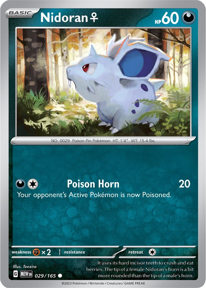 Nidoran F (029/165) [Scarlet & Violet 151] | Good Games Cannington