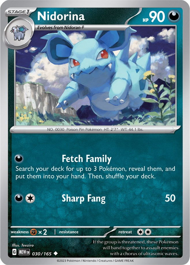 Nidorina (030/165) [Scarlet & Violet 151] | Good Games Cannington