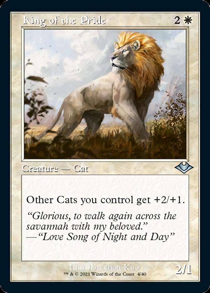 King of the Pride (Retro Foil Etched) [Modern Horizons] | Good Games Cannington
