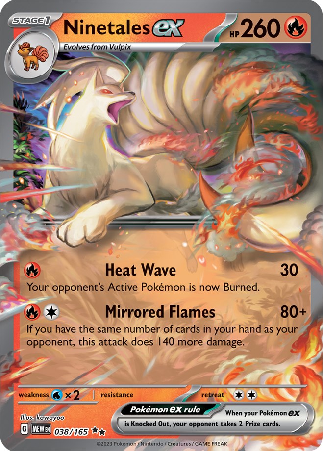 Ninetales ex (038/165) [Scarlet & Violet 151] | Good Games Cannington