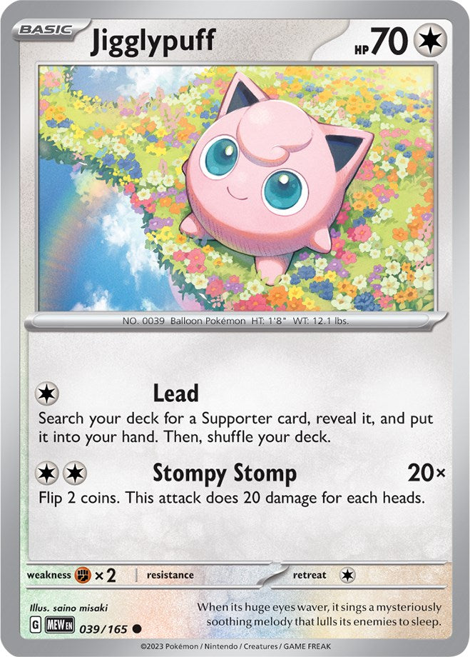 Jigglypuff (039/165) [Scarlet & Violet 151] | Good Games Cannington