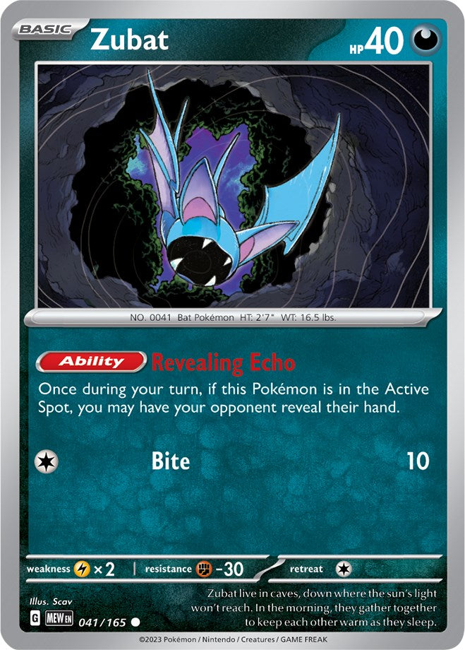 Zubat (041/165) [Scarlet & Violet 151] | Good Games Cannington
