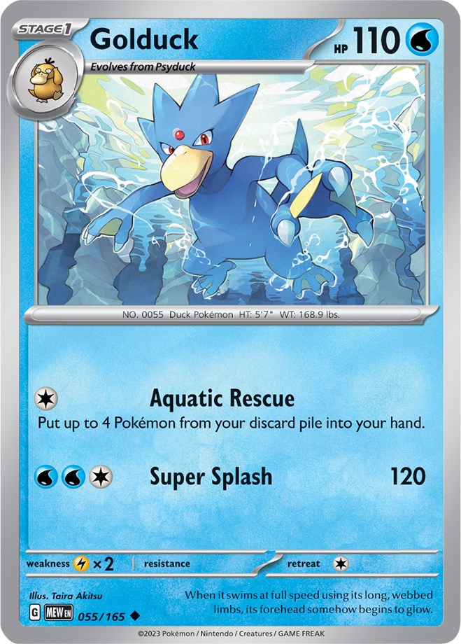 Golduck (055/165) [Scarlet & Violet 151] | Good Games Cannington