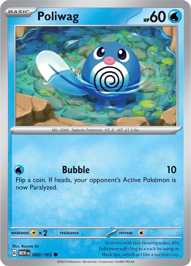 Poliwag (060/165) [Scarlet & Violet 151] | Good Games Cannington