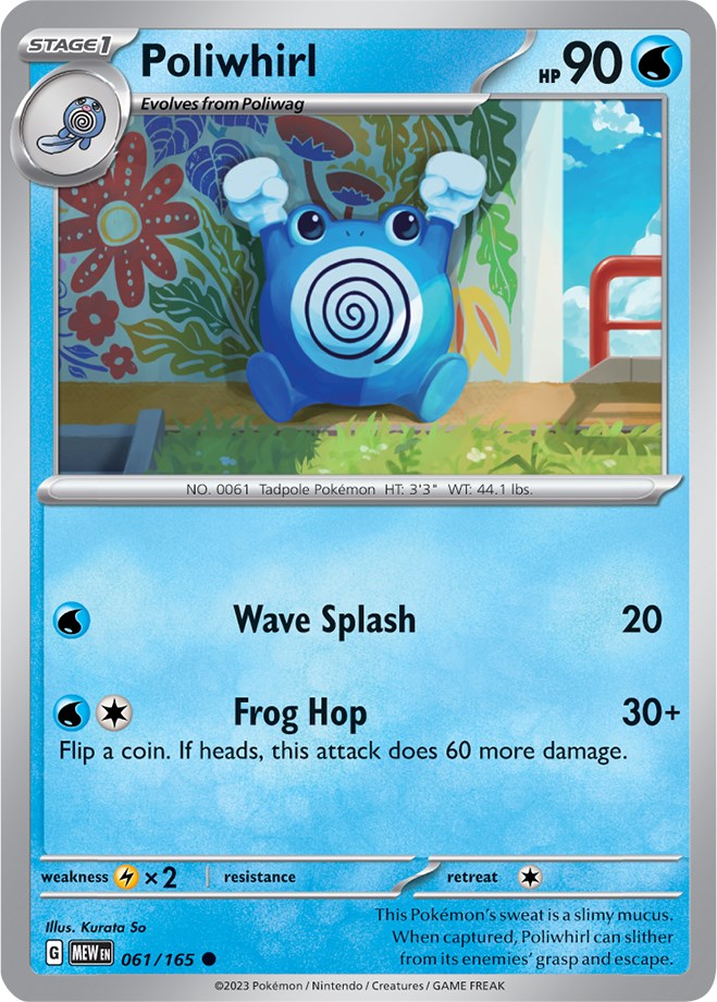 Poliwhirl (061/165) [Scarlet & Violet 151] | Good Games Cannington
