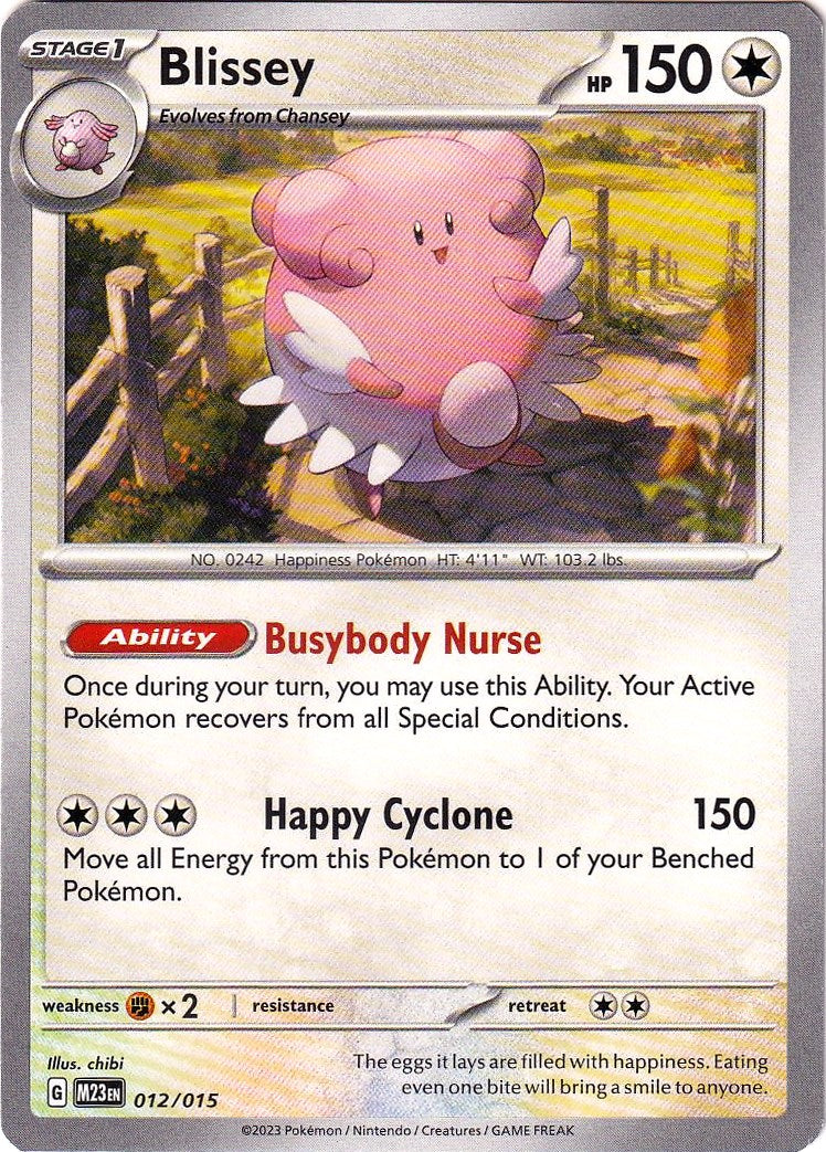 Blissey (012/015) [McDonald's Promos: 2023 Collection] | Good Games Cannington