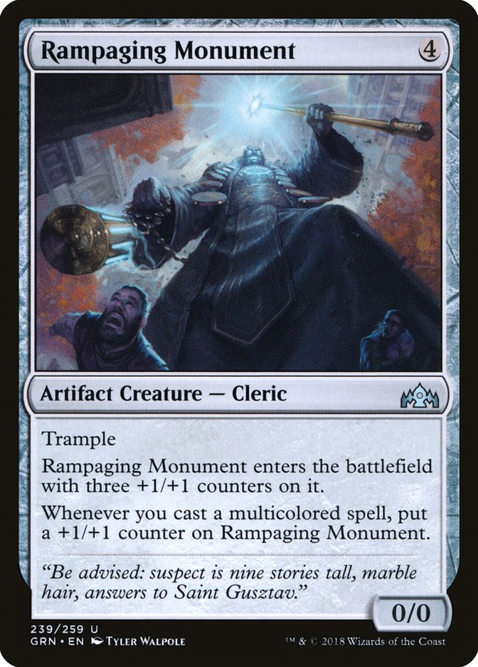 Rampaging Monument 239 (Guilds of Ravnica)  | Good Games Cannington