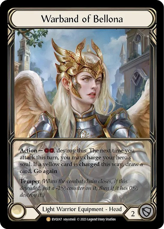 Warband of Bellona [EVO247] (Bright Lights)  Cold Foil | Good Games Cannington