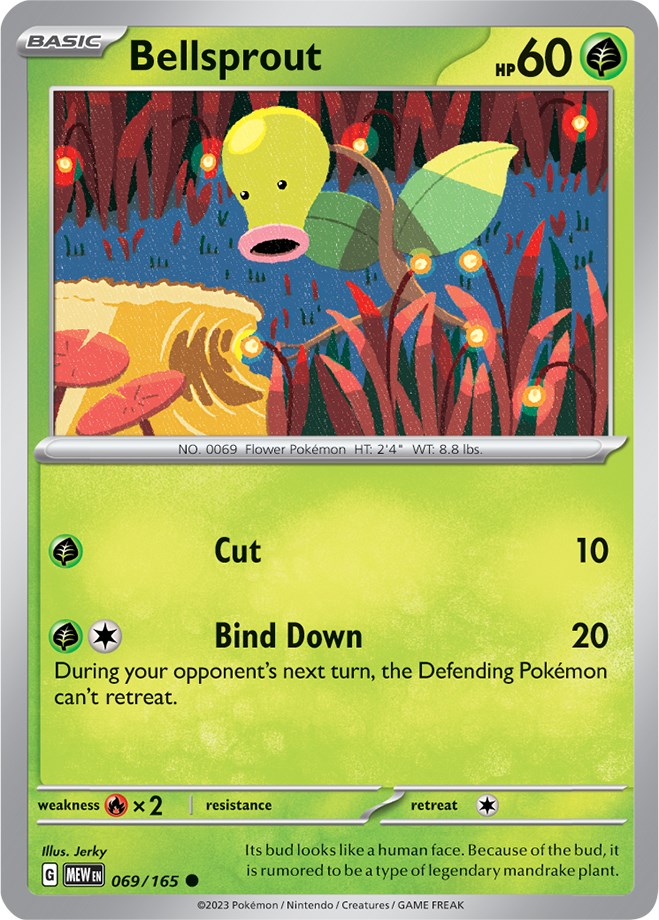 Bellsprout (069/165) [Scarlet & Violet 151] | Good Games Cannington