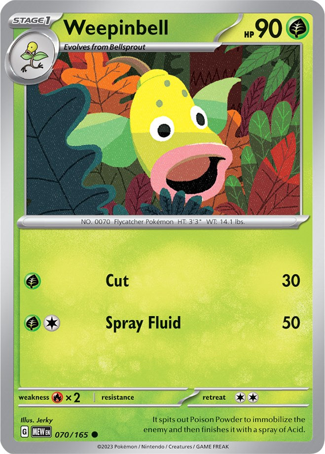 Weepinbell (070/165) [Scarlet & Violet 151] | Good Games Cannington