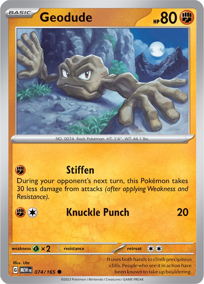 Geodude (074/165) [Scarlet & Violet 151] | Good Games Cannington