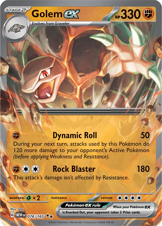 Golem ex (076/165) [Scarlet & Violet 151] | Good Games Cannington