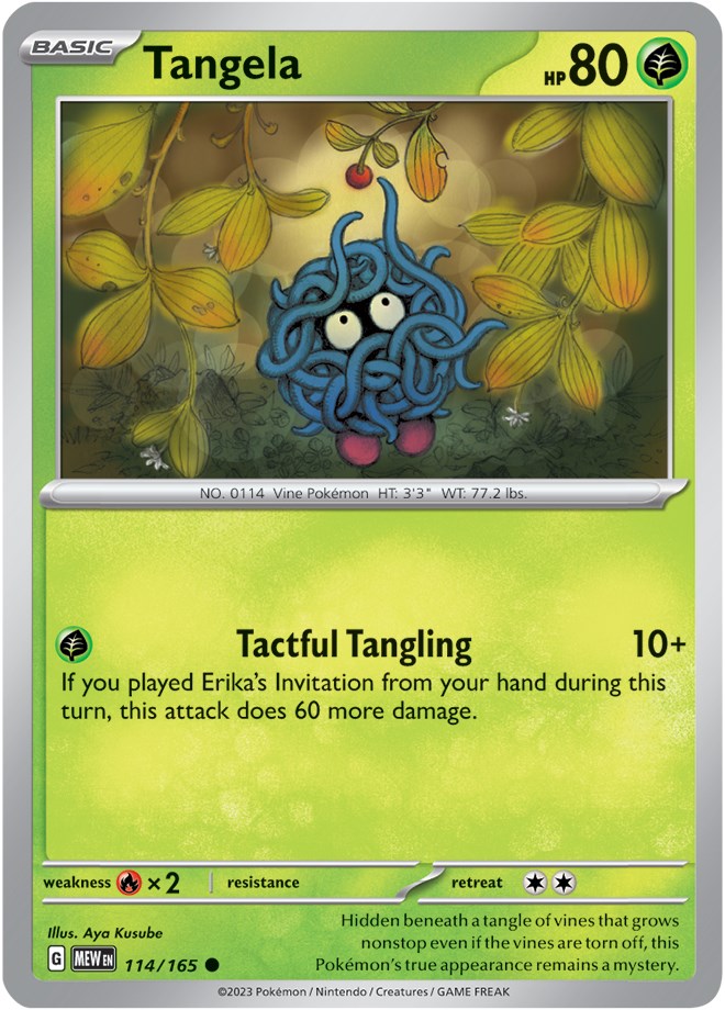 Tangela (114/165) [Scarlet & Violet 151] | Good Games Cannington