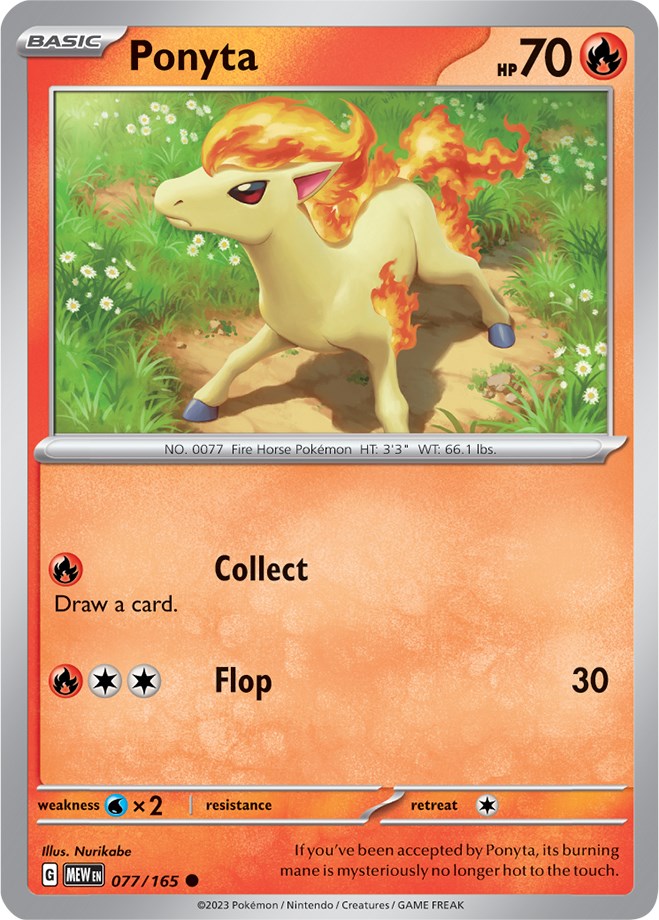 Ponyta (077/165) [Scarlet & Violet 151] | Good Games Cannington