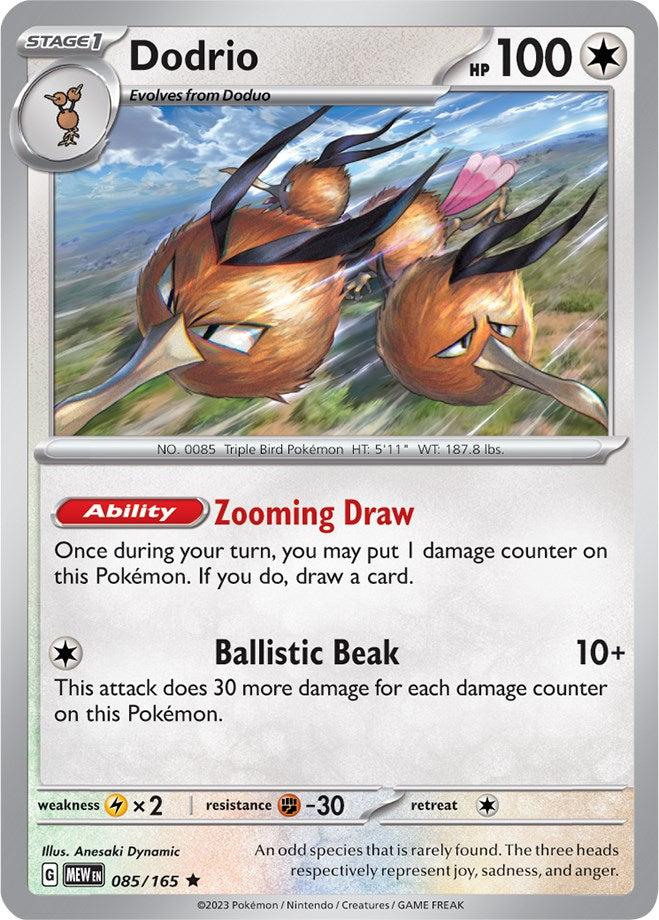 Dodrio (085/165) [Scarlet & Violet 151] | Good Games Cannington