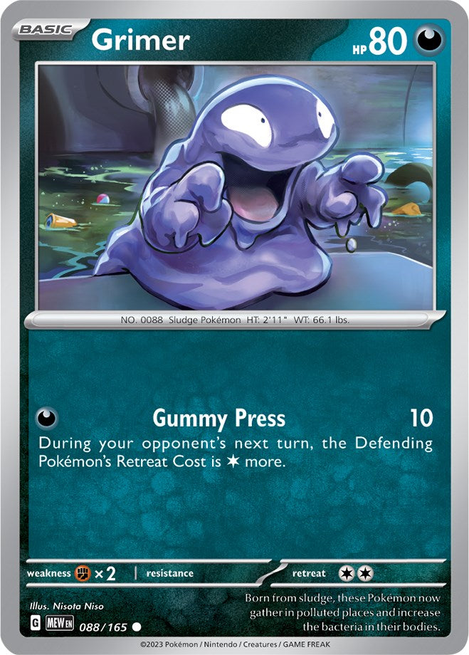 Grimer (088/165) [Scarlet & Violet 151] | Good Games Cannington