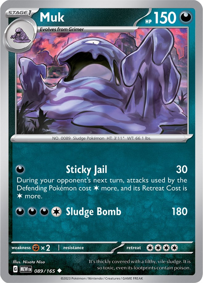 Muk (089/165) [Scarlet & Violet 151] | Good Games Cannington