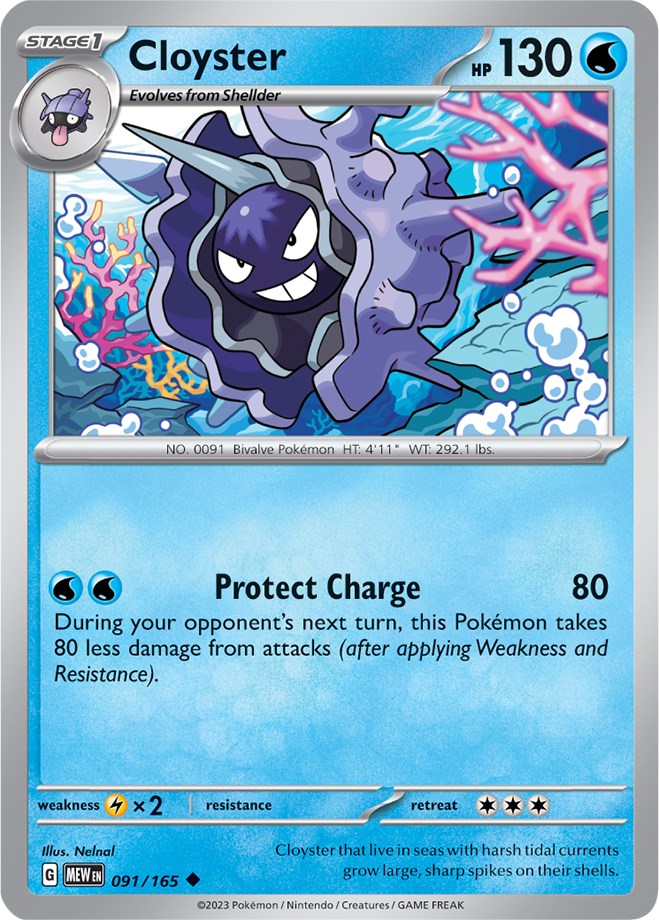 Cloyster (091/165) [Scarlet & Violet 151] | Good Games Cannington
