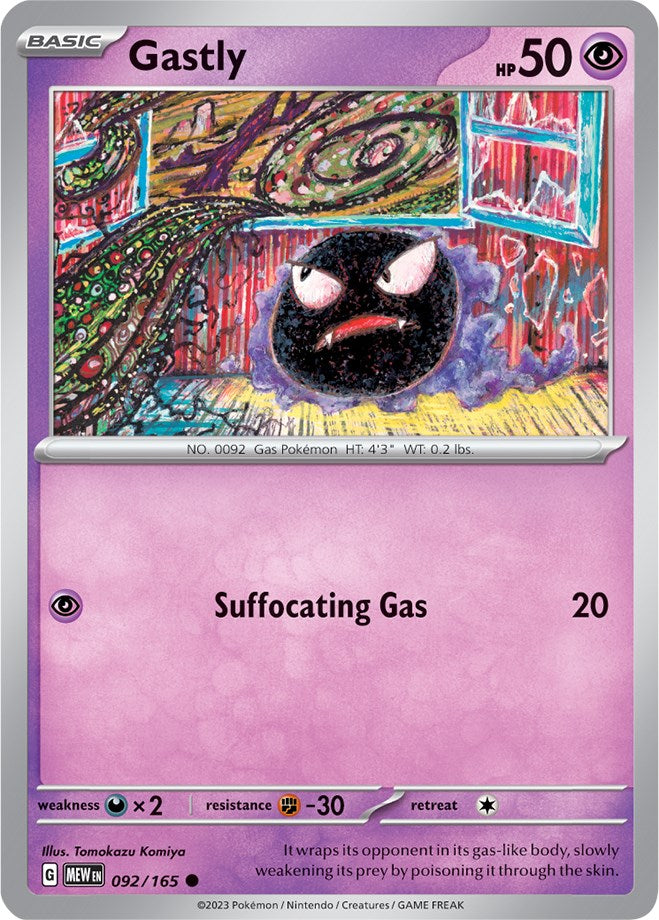 Gastly (092/165) [Scarlet & Violet 151] | Good Games Cannington