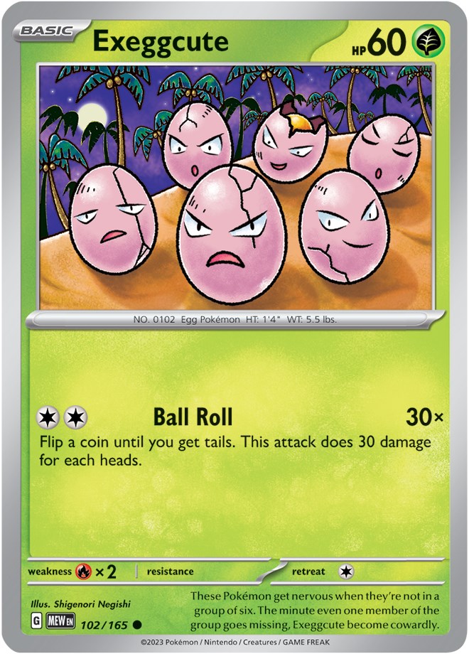 Exeggcute (102/165) [Scarlet & Violet 151] | Good Games Cannington