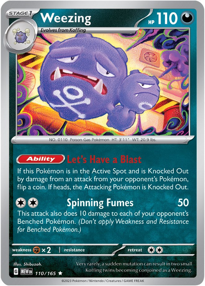 Weezing (110/165) [Scarlet & Violet 151] | Good Games Cannington