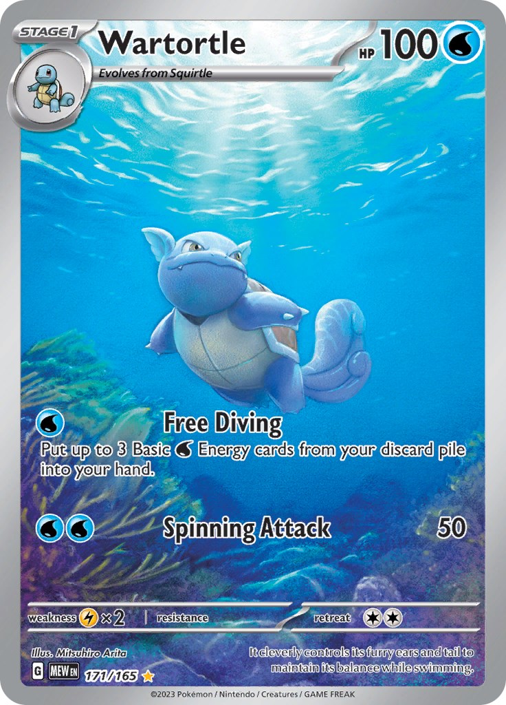 Wartortle (171/165) [Scarlet & Violet 151] | Good Games Cannington