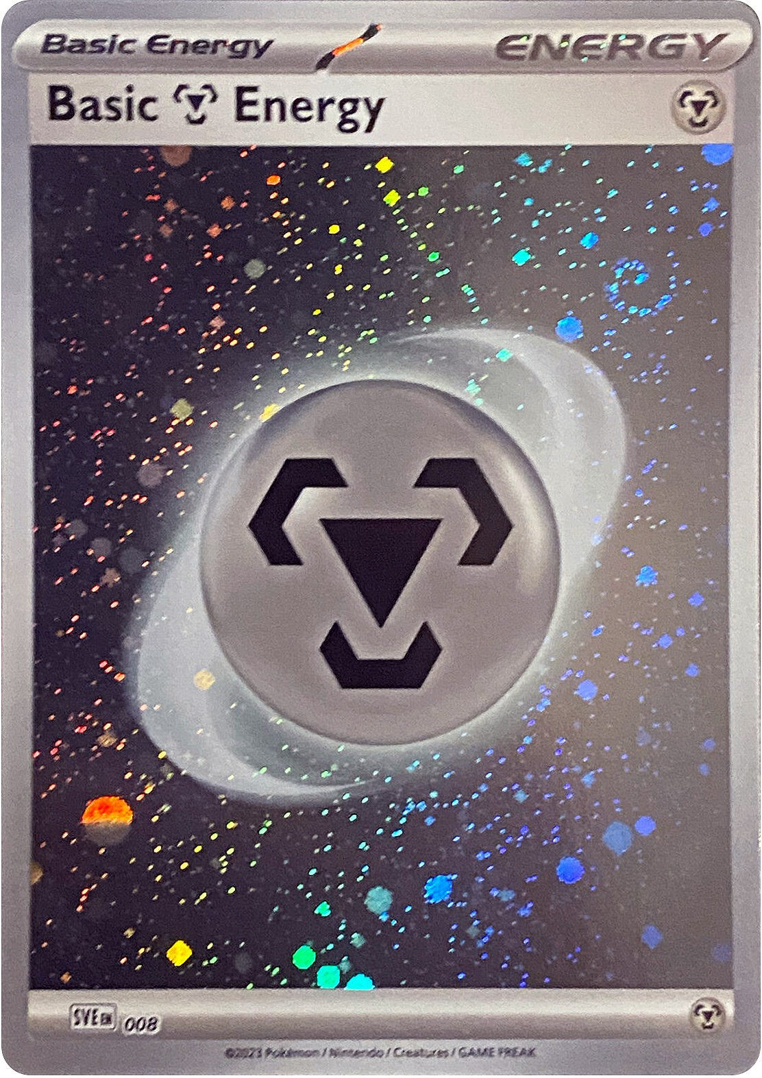 Basic Metal Energy (008) (Cosmos Holo) [Scarlet & Violet: Base Set] | Good Games Cannington