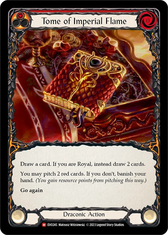 Tome of Imperial Flame [EVO245] (Bright Lights)  Rainbow Foil | Good Games Cannington