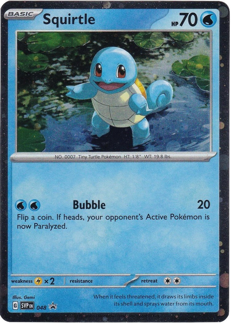 Squirtle (048) (Cosmos Holo) [Scarlet & Violet: Black Star Promos] | Good Games Cannington