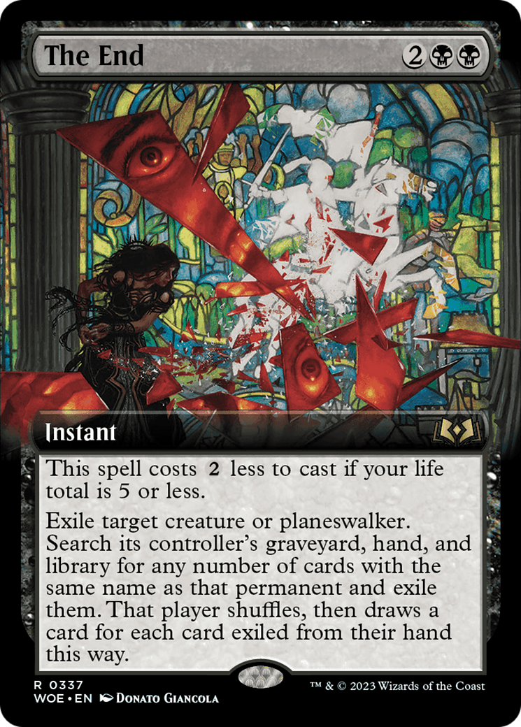 The End (Extended Art) [Wilds of Eldraine] | Good Games Cannington