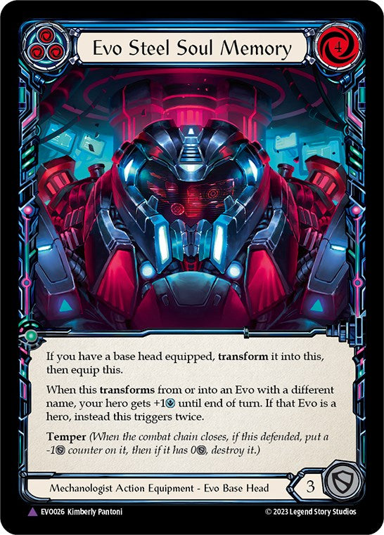 Evo Steel Soul Memory (Marvel) [EVO026] (Bright Lights)  Cold Foil | Good Games Cannington