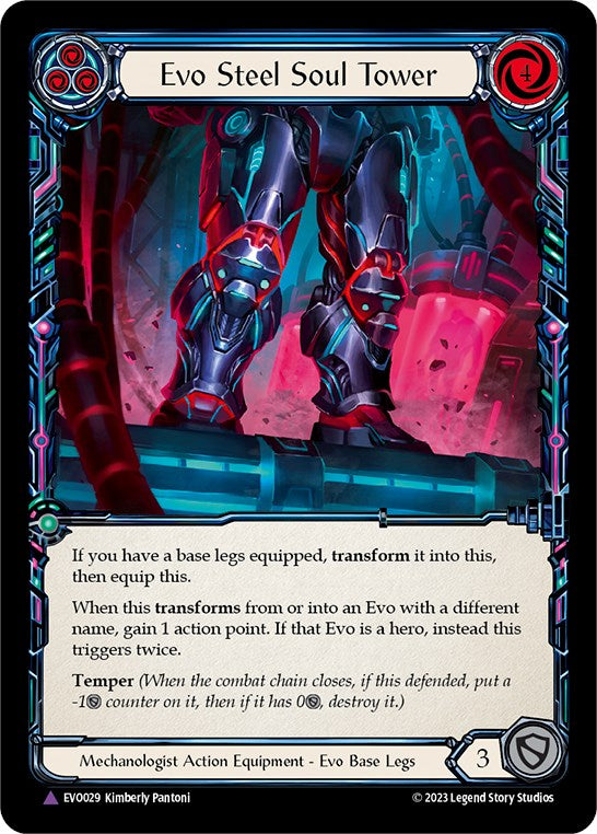 Evo Steel Soul Tower (Marvel) [EVO029] (Bright Lights)  Cold Foil | Good Games Cannington