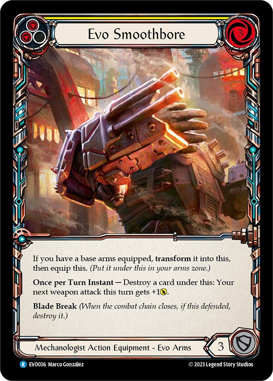 Evo Smoothbore [EVO036] (Bright Lights)  Cold Foil | Good Games Cannington