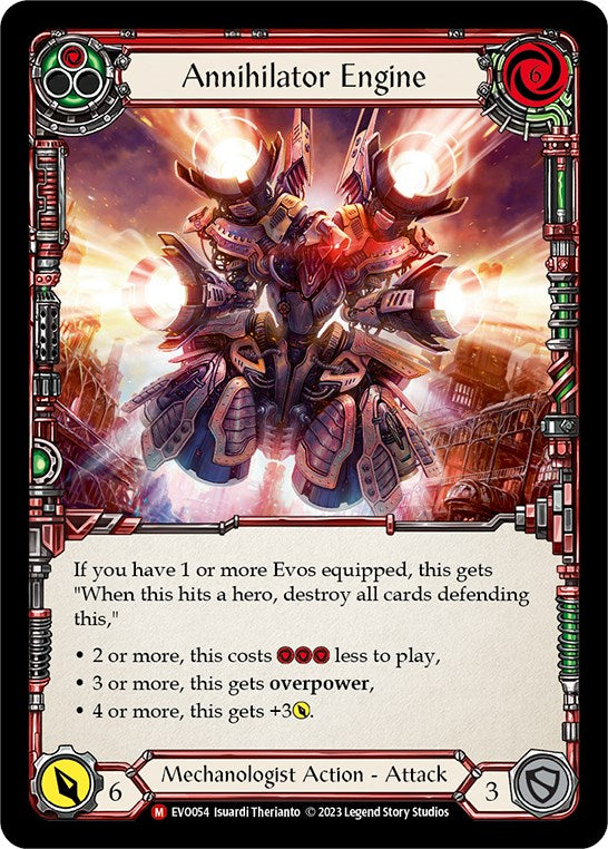 Annihilator Engine [EVO054] (Bright Lights)  Rainbow Foil | Good Games Cannington
